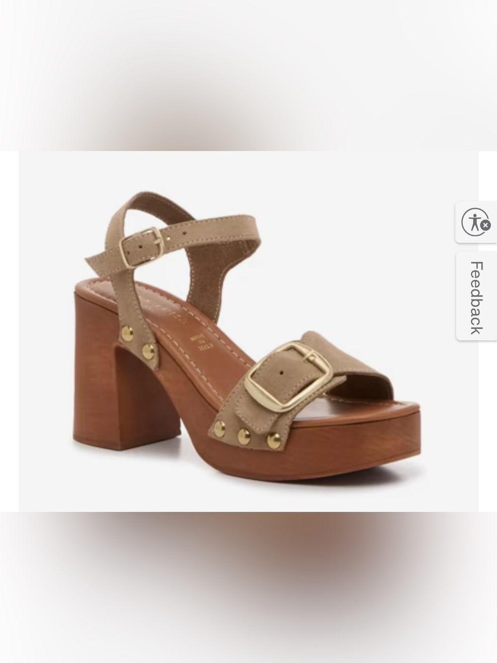 Anna Luisa Women's Portofino Platform Sandals Size 8 M New